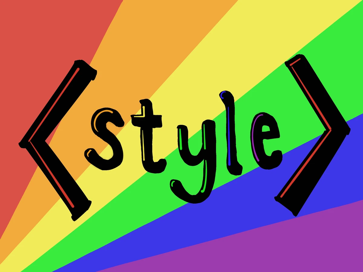 Style-rainbow illustration